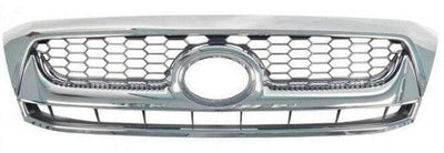 Fits Toyota Hilix 2009-2011 Front Main Grille With Upper Chrome Moulding - tradevehicleparts.co.uk