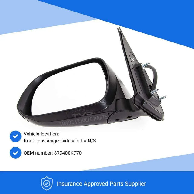 Fits Toyota Hilux 2012-2016 Door Mirror Electric Chrome With Indicator Passenger Side - image 3