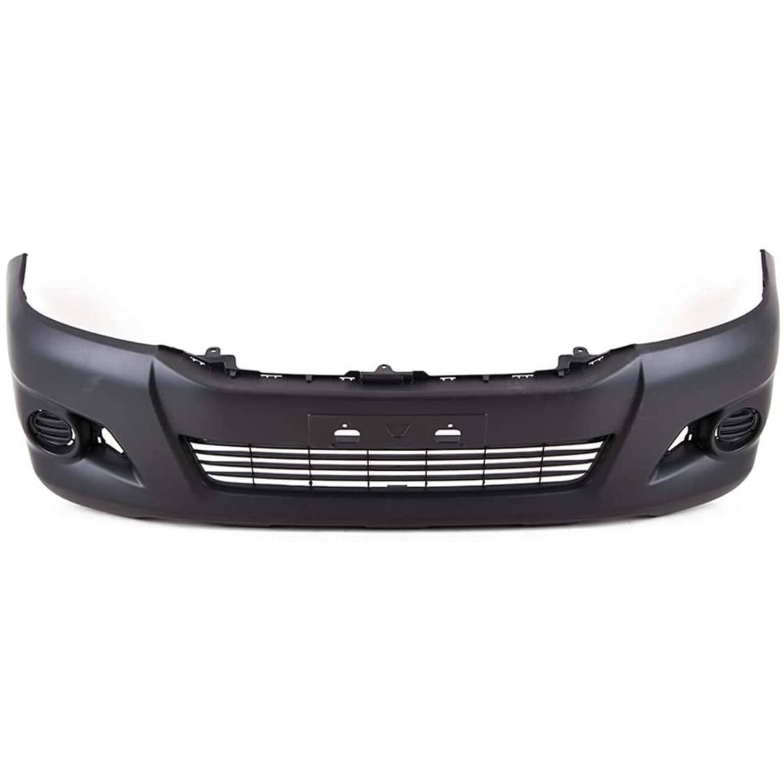 Toyota Hilux 2012-2016 Front Bumper 4Wd With Flare Holes And Grille Mat Dark Grey