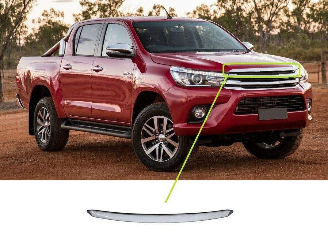 Toyota Hilux 2016- Bonnet Moulding Chrome