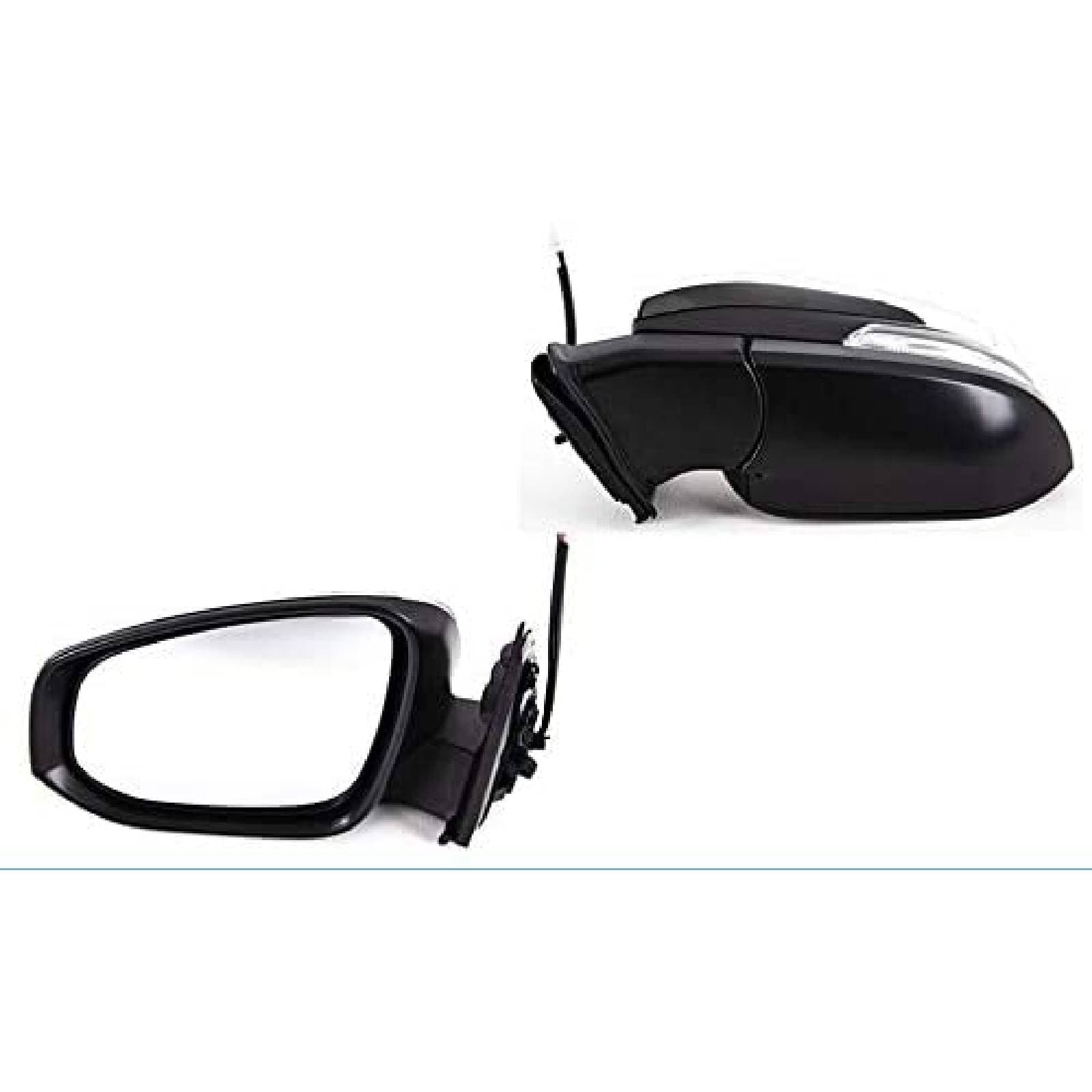 Toyota Hilux 2016- Door Wing Mirror Electric W/Indicator Chrome Cover Passenger Side