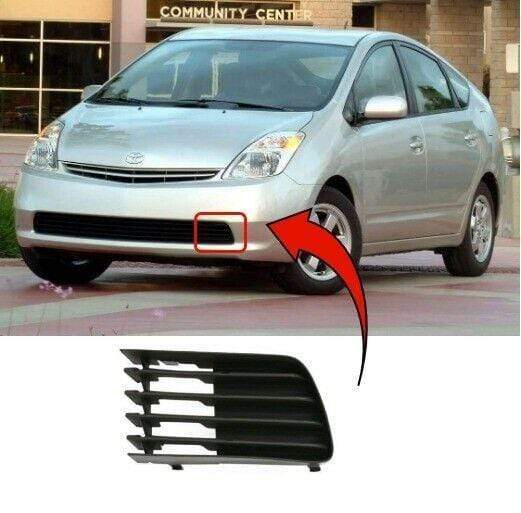 Toyota Prius 2003-2009 Front Bumper Fog Grille Without Fog Hole Passenger Side