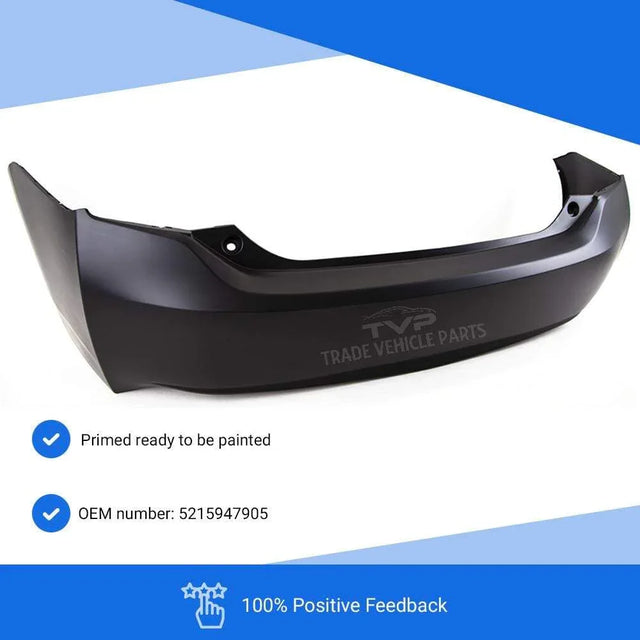 Fits Toyota Prius 2010-2016 Rear Bumper Primed No Pdc - image 3
