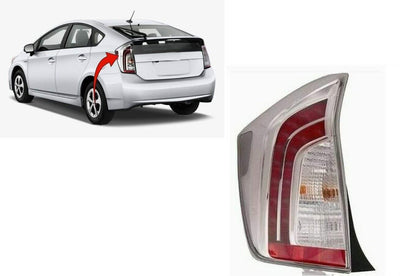 Fits Toyota Prius 2012-2016 Rear Light Lamp Led Type Passenger Side - tradevehicleparts.co.uk