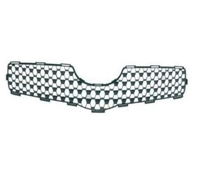 Fits Toyota Yaris 2006-2009 Front Main Centre Grille Mat Black - tradevehicleparts.co.uk