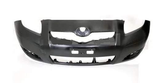 Fits Toyota Yaris 2009-2011 Front Bumper No Pdc Or Washer Holes Black - image 3