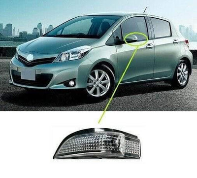 Fits Toyota Yaris 2011-2014 Door Wing Mirror Indicator Passenger Side Normal & Hybrid Models - tradevehicleparts.co.uk