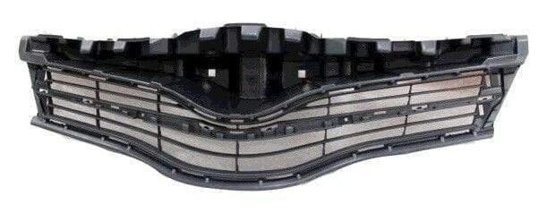 Fits Toyota Yaris 2011-2014 Front Main Grille With Moulding Hole - image 2