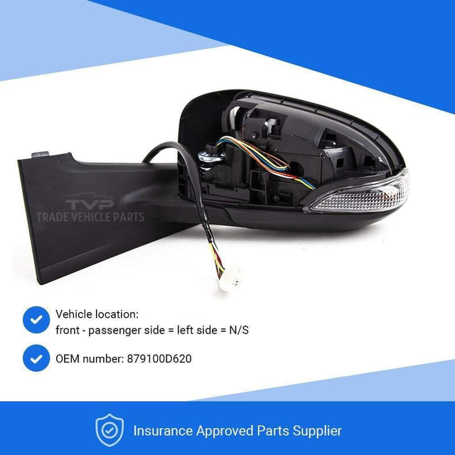 Fits Toyota Yaris 2011- Door Wing Mirror Heated Electric Primed W/Indicator Left - image 3