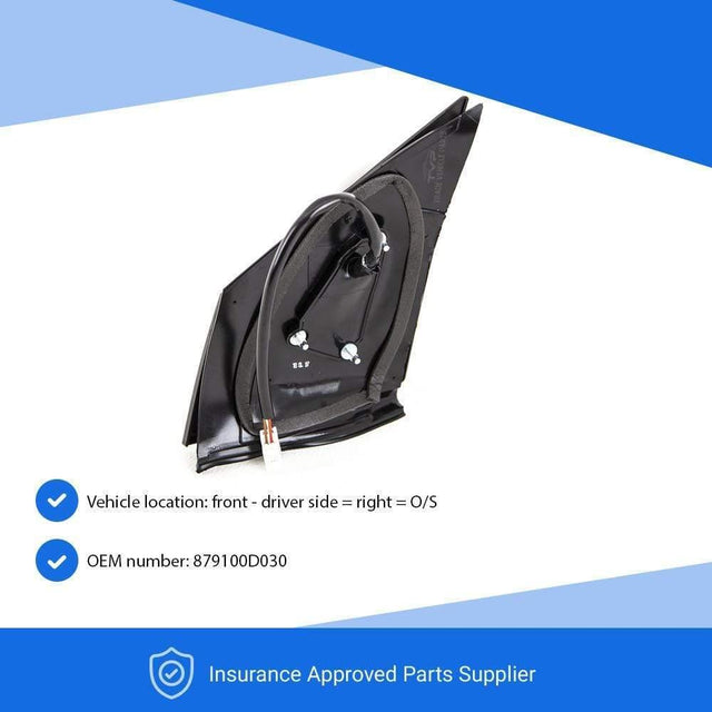 Fits Toyota Yaris Hatchback 1999-2005 Door Wing Mirror Elecrtic Heated Textured Right - image 2
