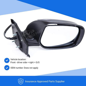 Fits Toyota Yaris Hatchback 2006-2011 Door Wing Mirror Electric Primed  Right