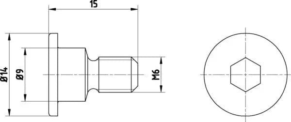 Textar Brake Disc Bolt Screw Front Or Rear M6 Self-Locking Set Of 2 TPM0001 Mintex - image 2
