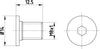 Textar Brake Disc Bolt Screw Front Or Rear M8 Set Of 2 TPM0002 Mintex thumbnail