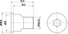 Textar Brake Disc Bolt Screw Front Or Rear M12 Set Of 2 TPM0005 Mintex thumbnail