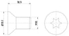 Textar Brake Disc Bolt Screw Front Or Rear M10 Set Of 2 TPM0010 Mintex thumbnail