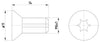 Textar Brake Disc Bolt Screw Front Or Rear M6 Set Of 2 TPM0012 Mintex thumbnail
