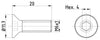 Textar Brake Disc Bolt Screw Front Or Rear M6 Set Of 2 TPM0015 Mintex thumbnail