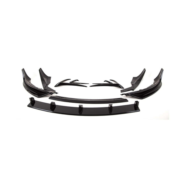 Fits Tesla Model 3 Aero Body Kit Front Splitter Rear Diffuser Spoiler Side Skirts Gloss Black - image 2