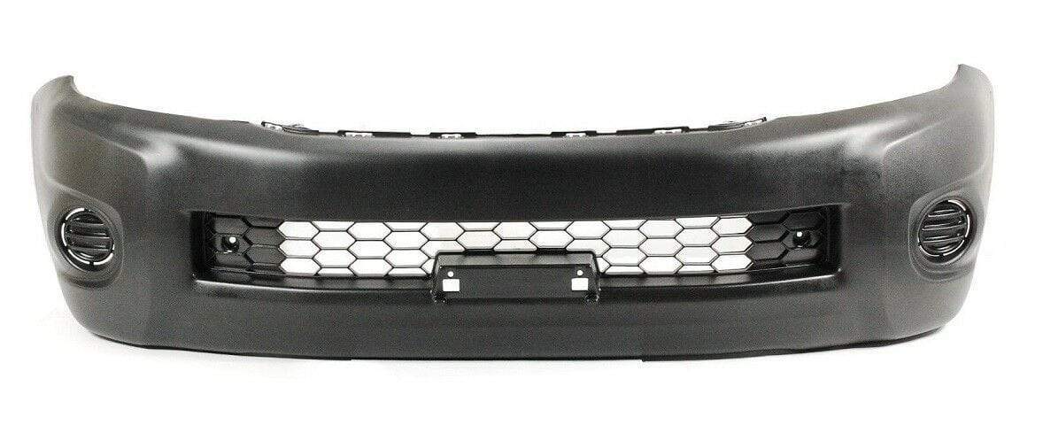 TY5102 Toyota Hilux 2009-2011 Front Bumper Black Without Wheel Arch Moulding Holes