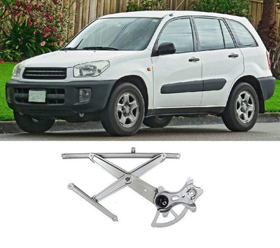 Fits Toyota Rav 4 2001-2006 Front Window Regulator Electric W/O Motor Passenger Side - tradevehicleparts.co.uk