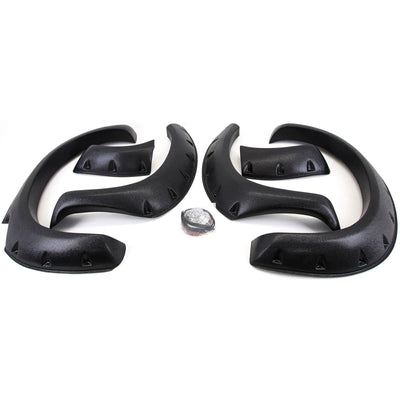Fits Toyota Hilux 2005-2011 Wide Wheel Arches Extensions Fender Flares Set Black - tradevehicleparts.co.uk