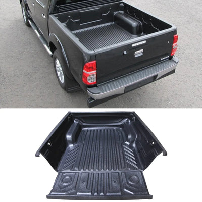 Fits Toyota Hilux Double Cab 2005-2016 Over Rail Load Liner Bed Liner Black - tradevehicleparts.co.uk