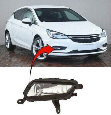 Fits Vauxhall Astra 2015- Fog Light Lamp Driver Side - tradevehicleparts.co.uk
