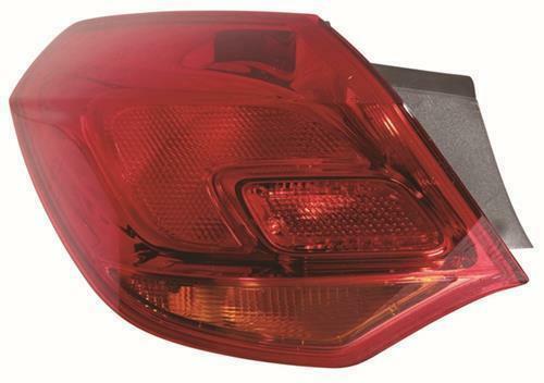 Vauxhall Astra 5Dr Hatch 2010-2015 Rear Light Lamp Outer Section Red Left Side