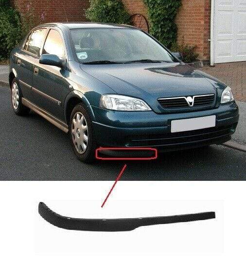 Vauxhall Astra G 1998-2004 Front Bumper Spoiler Black Driver Side