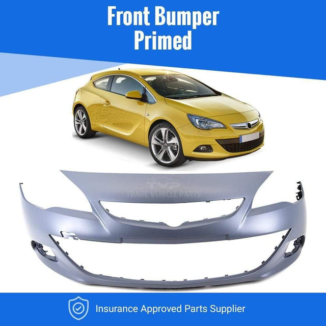 Fits Vauxhall Astra Gtc 2011-2018 Front Bumper Primed - image 2