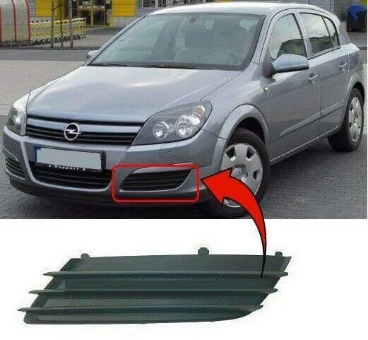 Fits Vauxhall Astra H 2004-2007 Front Bumper Fog Grille Without Hole Passenger Side - image 2