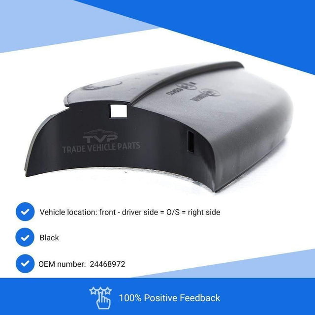 Fits Vauxhall Astra H 2004-2009 Door Wing Mirror Lower Cover Holder Black Driver Side - image 3