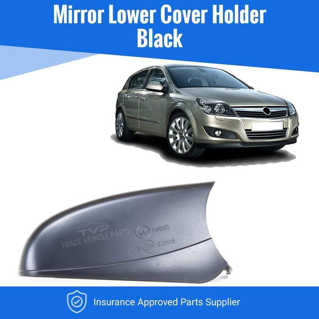 Fits Vauxhall Astra H 2004-2009 Door Wing Mirror Lower Cover Holder Black Driver Side - image 2