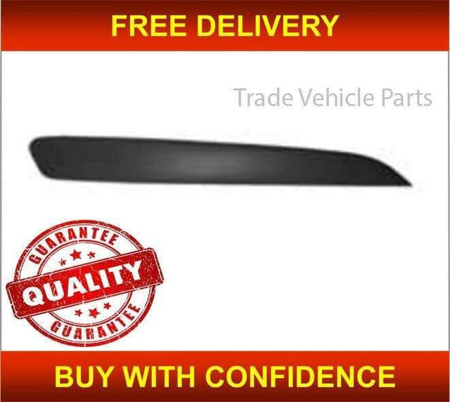 Fits Vauxhall Astra H Mk5 2004-2007 Front Bumper Moulding Black Driver Side  - image 3