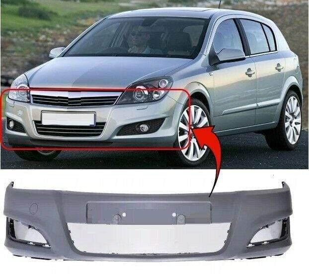 Fits Vauxhall Astra H Mk5 2007-2010 Front Bumper Primed No Pdc Or Washer Holes - image 2