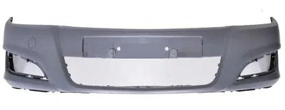 Fits Vauxhall Astra H Mk5 2007-2010 Front Bumper Primed No Pdc Or Washer Holes - tradevehicleparts.co.uk