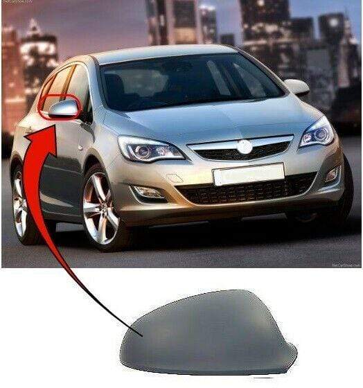 Vauxhall Astra J 2010-2015 Door Wing Mirror Cover Primed Driver Side