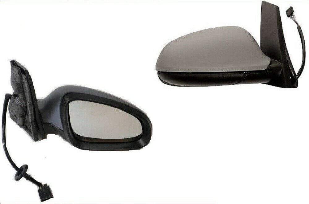 Vauxhall Astra J 2010-2015 Door Wing Mirror Electric Heated Power Fold Primed Driver Side