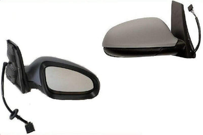 Fits Vauxhall Astra J 2010-2015 Door Wing Mirror Electric Heated Power Fold Primed Driver Side - tradevehicleparts.co.uk