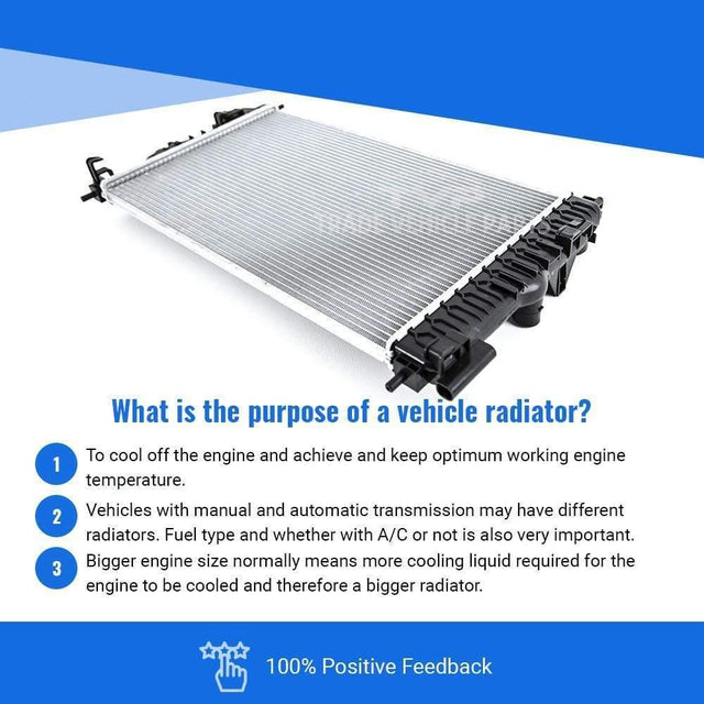 Fits Vauxhall Astra J 2010-2015 Radiator (1.7 Cdti, 2.0 Cdti)(Manual) (With/Without Ac) - image 5