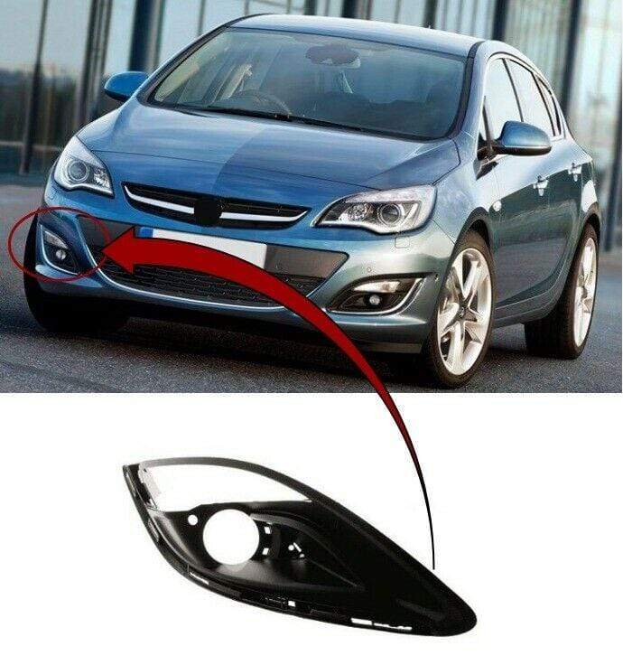 Vauxhall Astra J 2012-2015 Front Bumper Fog Grille Wigh Fog Hole Driver Side