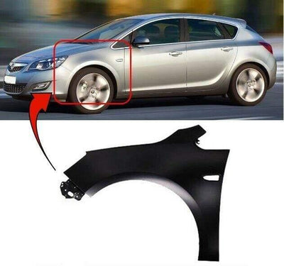Fits Vauxhall Astra J 5Dr 2009-2015 Front Wing Primed Passenger Side - tradevehicleparts.co.uk