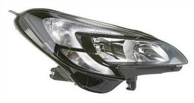 Fits Vauxhall Corsa 2015-2020 Headlight Headlamp With Motor Black Type Driver Side - tradevehicleparts.co.uk
