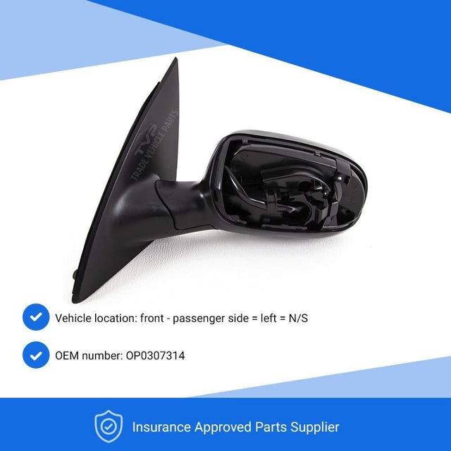 Fits Vauxhall Corsa C 2000-2006 Door Wing Mirror Heated Electric Primed Left Side - image 2