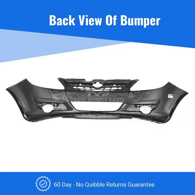 Fits Vauxhall Corsa D 3/5 Dr 2006-2011 Front Bumper Primed No PDC Or Washer Holes - image 5