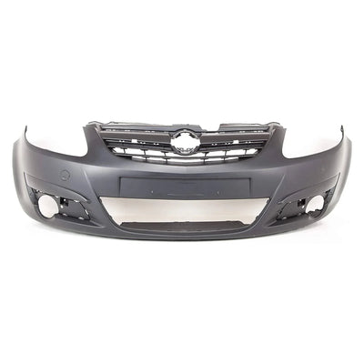 Fits Vauxhall Corsa D 3/5 Dr 2006-2011 Front Bumper Primed No PDC Or Washer Holes - tradevehicleparts.co.uk