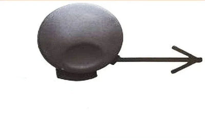 Fits Vauxhall Corsa D 2006-2011 Front Bumper Towing Eye Cover Mat Black - tradevehicleparts.co.uk