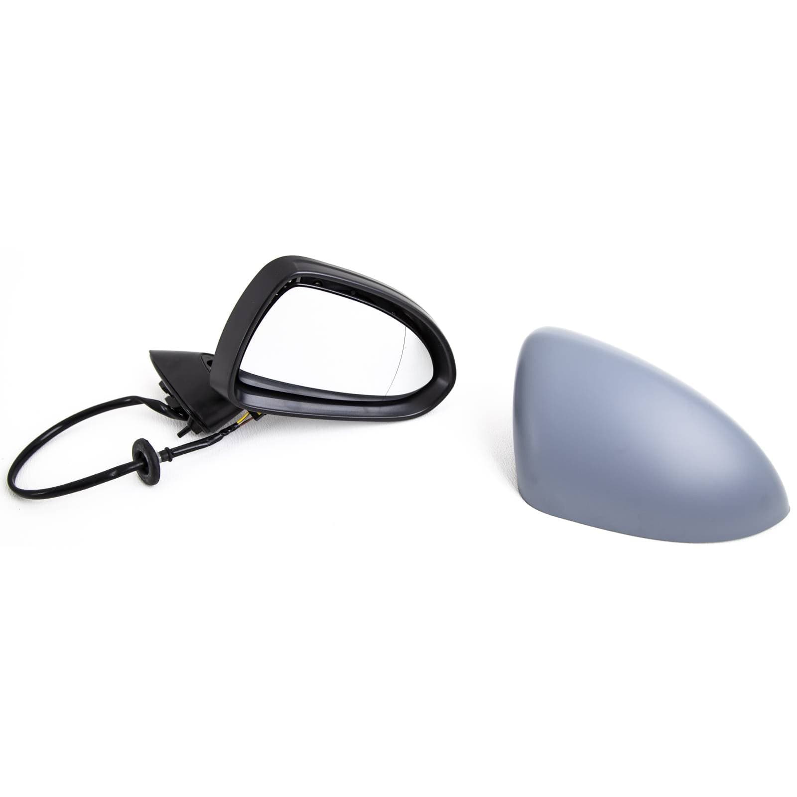 Vauxhall Corsa D 2006- Mirror Heated Electric Primed Black Arm Right