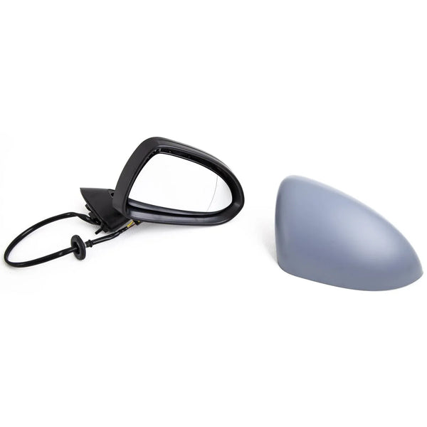 Fits Vauxhall Corsa D 2006- Mirror Heated Electric Primed Black Arm Right