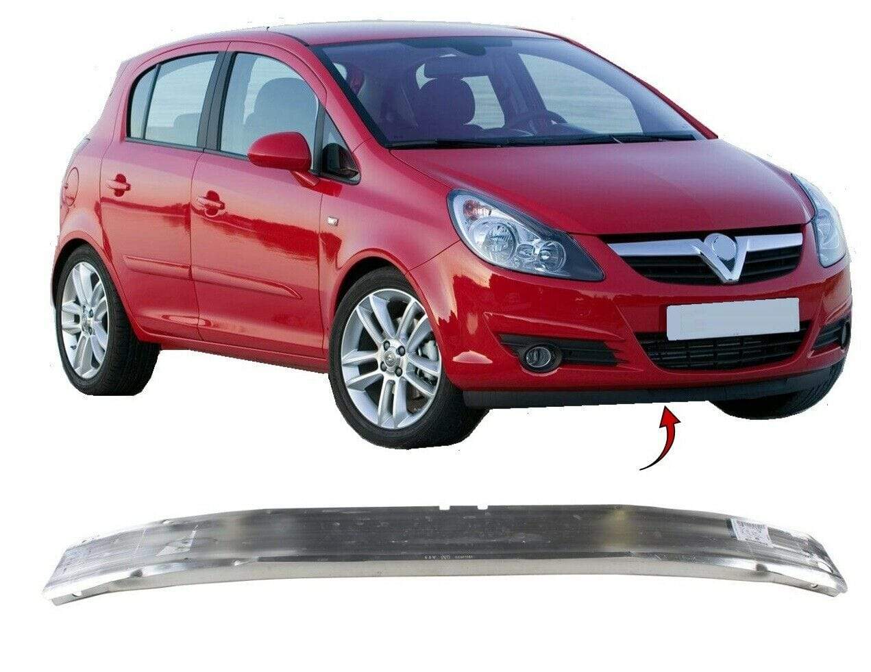 Vauxhall Corsa D 2007-2014 Front Bumper Reinforcer Bar Alluminium 